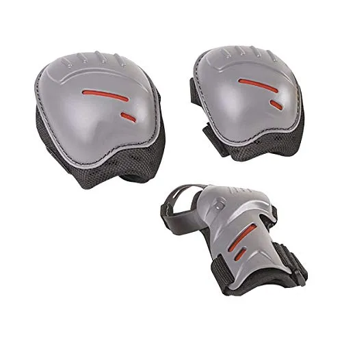 Hudora Biomechanisches Protektorenset Joey, Gr. M - Skateprotektoren für Kinder, ergonomisch geformt und von Orthopäden entwickelt. Ideal für sicheren Spaß beim Skaten, mit stoßdämpfenden Polstern und passgenauer Hartschale.