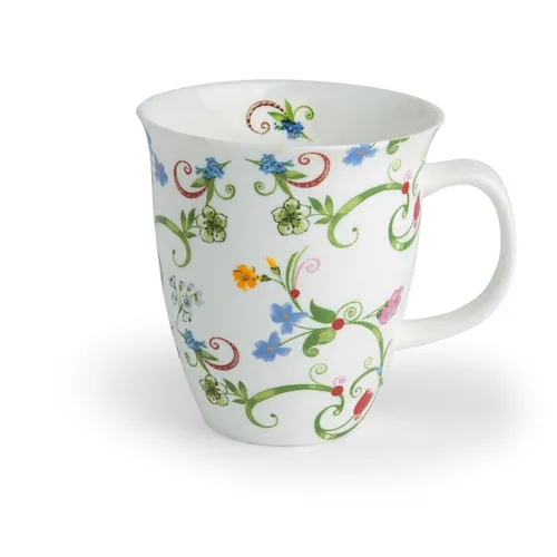Fleurette Teetasse 0,4 L Henkelbecher Kaffeebecher Fine Bone China Porzellan