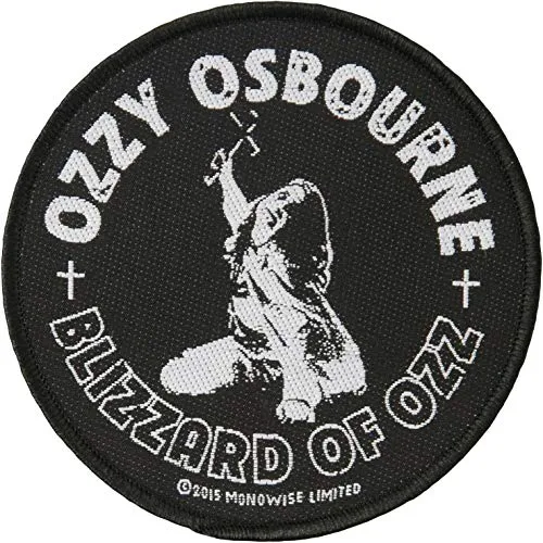 Razamataz Ozzy Osbourne Blizzard of Ozz Patch Album Art Heavy Metal Woven Sew On Applikation