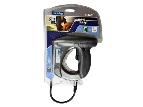 Rapid Elektrotacker E-tac, Tacker für Holz und Folien, Leicht, für Klammern Typ 