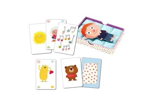 DJECO Spiel Kartenspiel Bisous Dodo Gute-Nacht-Ritual für Kleinkinder ab 3 Jahren, Kinderspiel