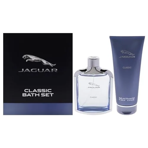 Jaguar Classic Set 100 ml Eau de Toilette & 200 ml Showergel - Herren Geschenkset mit frischem, aquatischem Duft und pflegendem Duschgel für ein revitalisierendes Duscherlebnis.