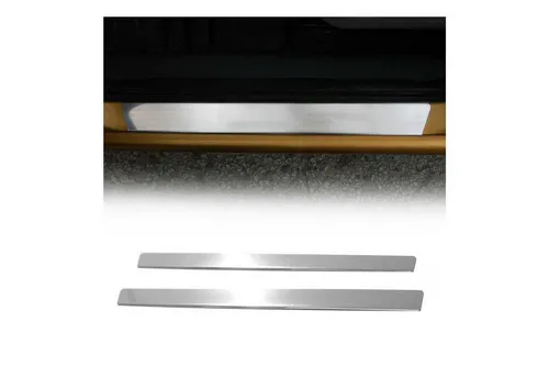 OMAC Zierleisten-Aufkleber für Citroen C2 2003-2009 - Edelstahl Zierleisten für Einstiegsleisten, langlebig und rostbeständig. Einfache Installation für einen eleganten Look und mühelose Reinigung.