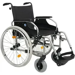 Rollstuhl Vermeiren D200 mit Trommelbremse, Leichtgewichtrollstuhl faltbar 38 cm
