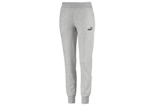 PUMA Damen Hose, Light Gray Heather, S - Bequeme Trainings-Hose mit elastischem Bund und Kordelzug für optimale Passform. Ideal für Sport und Freizeit, aus hochwertigem Material für höchsten Tragekomfort.