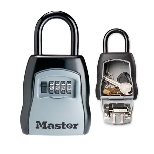 ML 5400EURD Schlüsselbox mit Zahlenschloss - Mechanische Sicherungen: Wetterfester Schlüsselkasten mit individuell einstellbarem 4-stelligen Zahlenschloss für mehr Sicherheit und einfachen Zugang zu Ihren Schlüsseln.