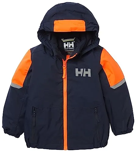 Helly Hansen Unisex Kinder K Rider 2.0 Ins Jacket, Marineblau - Synthetische Kinder Isolationsjacke zum Skifahren, bietet Bewegungsfreiheit und Atmungsaktivität für optimalen Komfort auf der Piste.