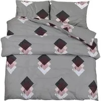 vidaXL Bettwäsche-Set Grau 260x240 cm aus 100% Baumwolle - Elegantes Bettwäsche-Set in Grau, 100% Baumwolle, pflegeleicht und maschinenwaschbar. Verleiht deinem Schlafzimmer Stil und Komfort mit OEKO-TEX Standard 100 Zertifizierung.