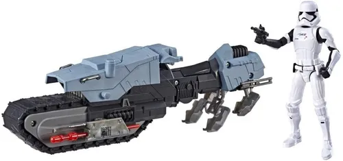 Hasbro Star Wars Galaxy of Adventures First Order Driver and Treadspeeder, Actionfigur zum Sammeln, Film & TV-Serien