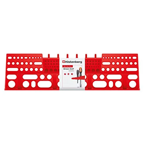 Kistenberg Binner Shelf 60 Wandorganzier Halterung für Werkzeuge Wandhalterung Ablage für Schraubendreher und Bohrer Wandregal Lagerregal Werkstattwandregal