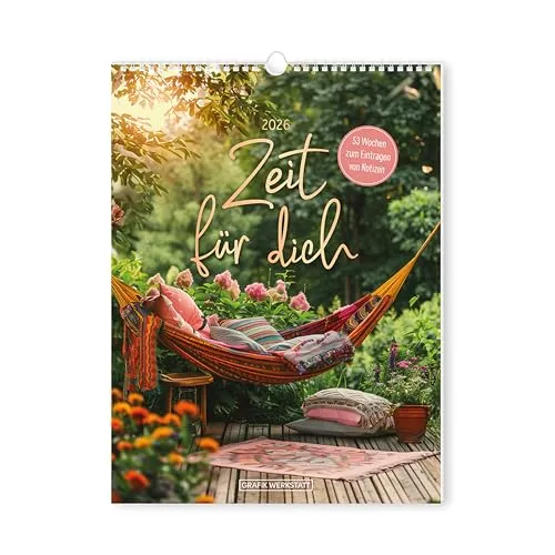 Wochenkalender klein 2026: Zeit für dich - Alben, praktischer Wochenkalender für 2026 im kompakten Format – ideal für eine bessere Zeitplanung und Organisation im Alltag.