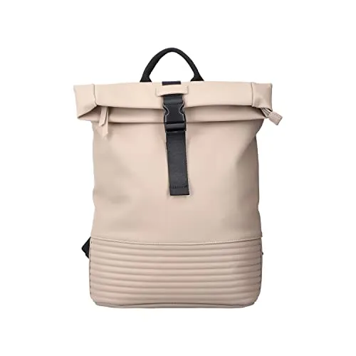 Rieker Damen H1426 Rucksack, beige - Damen-Rucksackhandtaschen aus hochwertigem Synthetik, mit praktischem Reißverschluss und stilvollem Design für den Alltag.