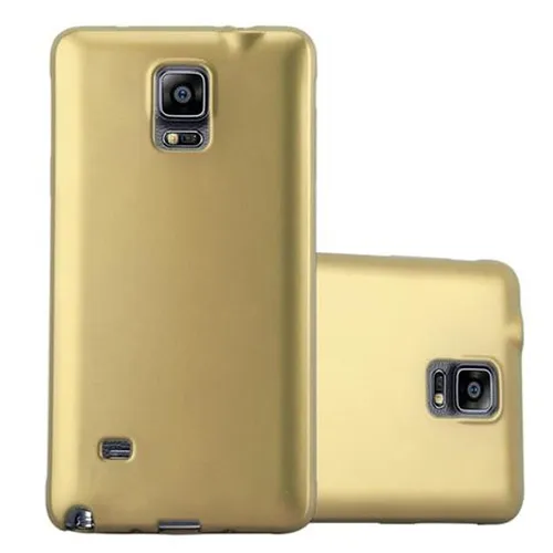 Schutzhülle für Samsung Galaxy NOTE 4 Hülle Case TPU Matt Metallic Bumper
