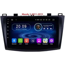 Zoll  Touchscreen Android 11  Autoradio Navigation GPS CarPlay für Mazda 3 2011-2015 FM RDS BT5 4G internet 4GB RAM 64GB ROM 9