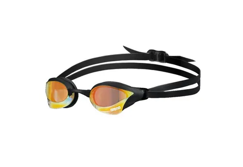 arena Cobra Core Swipe Mirror Wettkampfbrille - Schwimmbrille für Wettkampfschwimmer mit innovativer Swipe Anti-Beschlag-Technologie, 5 austauschbaren Nasenstege und UV-Schutz für optimale Leistung im Wettkampf.