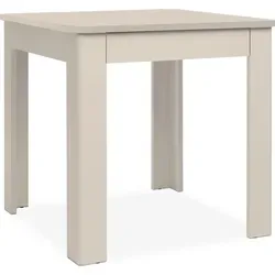 finori Esstisch Oslo 81A - Moderner Tisch in Samt-Optik - Moderner Esstisch aus Holzwerkstoff mit Schubkasten. Quadratische Form, 80x80 cm, ideal für gemütliche Esszimmer. Pflegeleicht und mit abgerundeten Ecken für mehr Sicherheit.