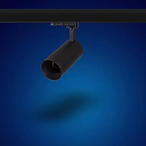 Mextronic GU10 3-PHASEN-STRAHLER: Dreh- und schwenkbarer für GU10 Leuchtmittel LED 3 Phasen Leuchte Genius L502 für Schienensystem