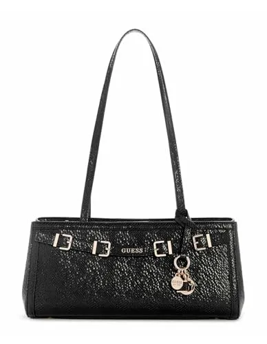 Guess Dovie Schultertasche 33 cm schwarz – Stilvoll & Praktisch - Elegante Guess Dovie Schultertasche 33 cm in schwarz, ideal für jeden Anlass. Mit praktischem Design und viel Stauraum für Ihre Essentials.