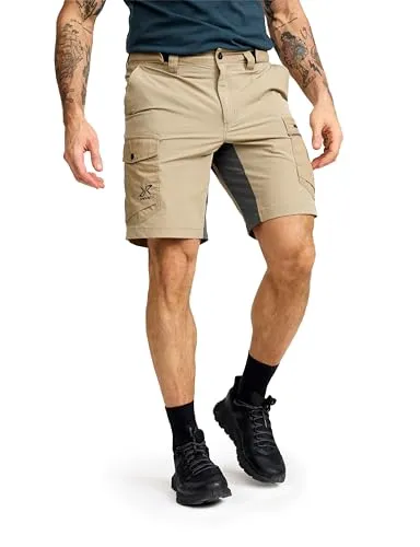 Rambler Lightweight Pro Shorts Herren XL - Khaki Outdoor-Shorts - Leichte und flexible Herren-Shorts aus recyceltem Material, perfekt für Wanderungen und Outdoor-Aktivitäten bei warmem Wetter. Atmungsaktiv und mit 4-Wege-Stretch für optimale Bewegungsfreiheit.