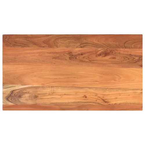 vidaXL Tischplatte aus Akazienholz, 110x60cm - Esszimmertische aus robustem Akazienmassivholz, ideal für Bartische oder Beistelltische und verleiht deinem Essbereich eine rustikale Note.