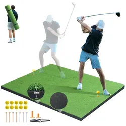 VEVOR Golfschlagmatte Übungsmatte 152cmx122cmx15mm Trainingshilfe Tragbar