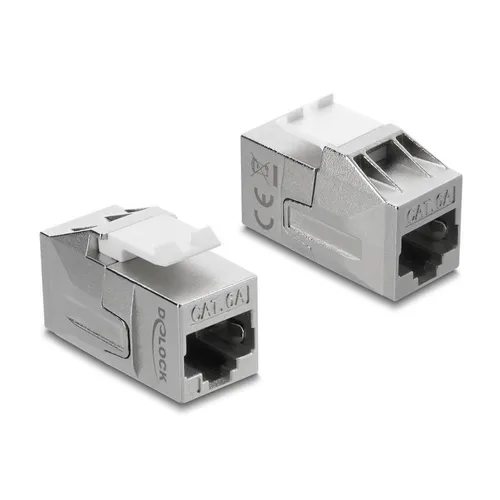 Delock Keystone Modul Kupplung RJ45 Buchse zu RJ45 Buchse Cat.6A...