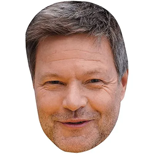 Robert Habeck (Stubble) Maske aus Karton