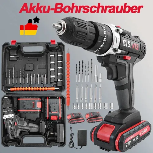 Produktbild Greenworks GD24DD35 Akku Bohrschrauber