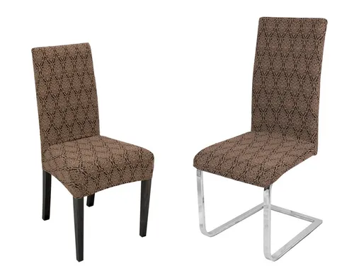 Beautex Stuhlhusse Barock Stuhlhusse, elastische Stretch Husse Bi-Elastic Überwurf