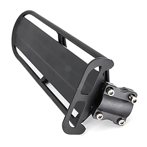 Fahrrad Gepäckträger Sattelstützgepäckträger aus Aluminiumlegierung Verstellbarer Fahrrad-Rücksitz für max 10 Kg/Komplett