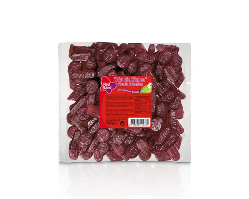 Red Band Süßigkeit, Red Band Nur die Lilanen Cassis Selection ohne Farbstoffe 500g