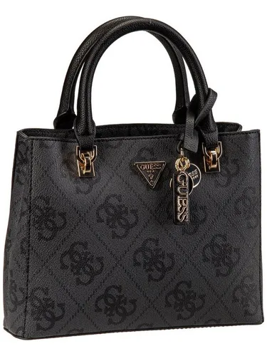 Guess Handtasche Noelle II Sml Multi Comp - Grau - Elegante Handtasche aus robustem Polyurethan, mit praktischen Fächern für optimale Organisation. Der verstellbare Umhängeriemen und die Bodennägel bieten Komfort und Stabilität für jeden Anlass.