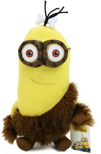 Minions Minion Kevin Tim Plüsch Figur Caveman Cave Man 30 cm Stoff