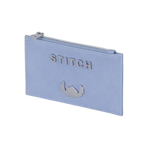 Disney Lilo und Stitch Steel-Slim Kartenetui, Blau, 14 x 8 cm