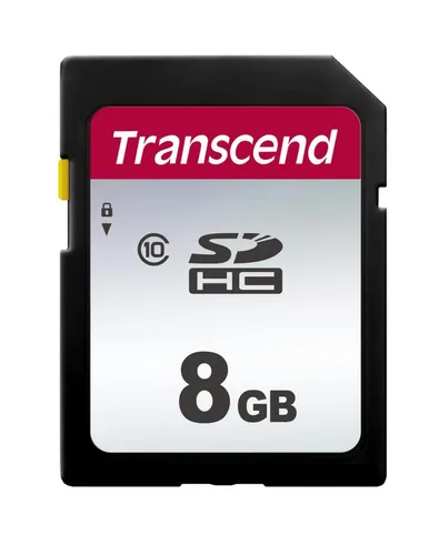 300S 8 GB, Speicherkarte schwarz, Class 10