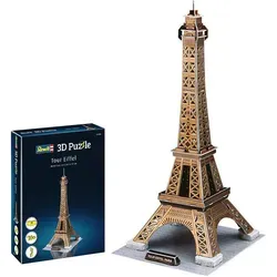 Revell 00200 - 3D Puzzle Eiffelturm, 39 Teile, einfach zusammenzubauen ohne Kleber oder Werkzeug, ideal für Bastelspaß für Jung und Alt