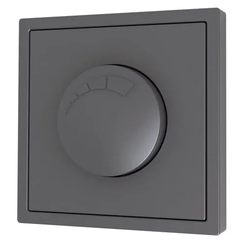 MC POWER LED-Dimmer Unterputz | Shallow | 250V/300W - Eleganter Unterputz-Dimmer für LED-Leuchtmittel mit speicherbarer Dimmfunktion. Ideal für moderne Wohnräume, einfach zu montieren und passt perfekt in Hohlwanddosen.