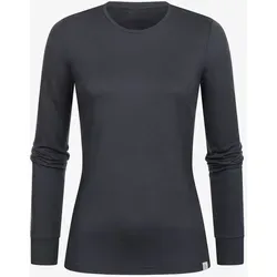 Tom Fyfe Merino Damen Longsleeve Anthrazit S - Elegantes Merino Longsleeve für Damen in Anthrazit, ideal für den Alltag. Angenehm weich und temperaturregulierend, perfekt für jede Jahreszeit.