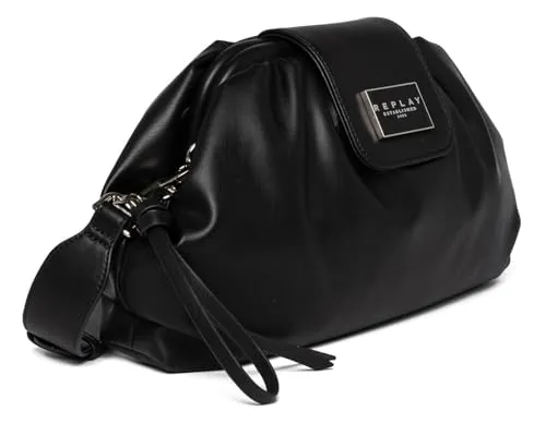Replay Damen Umhängetasche schwarz One Size