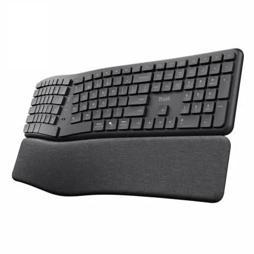 Trust KEYRA Ergonomische Multi-Device Tastatur