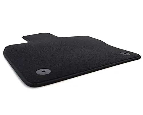 kh Teile Fußmatten Fahrerseite 3008 Automatte Zubehör, Velours Fahrermatte Nubuk Schwarz