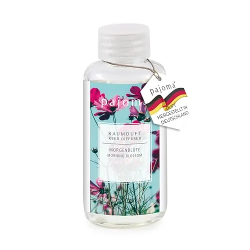 pajoma® Raumduft Nachfüllflasche 100 ml, Morgenblüte | Nachfüller für Lufterfrischer | intensiver und hochwertiger Duft in Premium Qualität