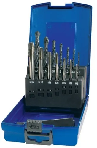 Promat Maschinengewindebohrersatz DIN 371/376 C (21809210) - Gewindebohrer-Set für präzise Gewinde, ideal für Metallbearbeitung und professionelle Anwendungen.