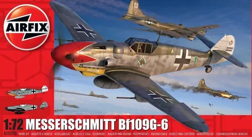 Airfix A02029B Messerschmitt Bf 109G-6 in 1:72 Bausatz Neu+OVP