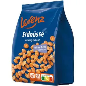 Lorenz Erdnüsse geröstet und würzig-pikant, 1kg