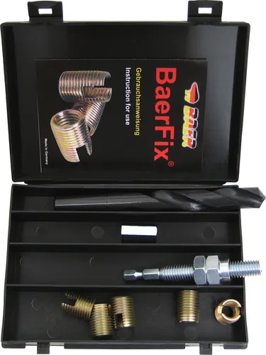 Gewindereparatur Set BaerFix Reparatursatz M8 x 1,25 Gewindeeinsatz Werkzeug