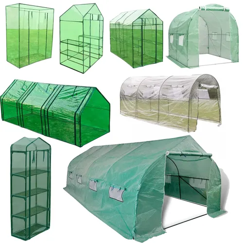 Tomatengewächshaus in grün von vidaXL