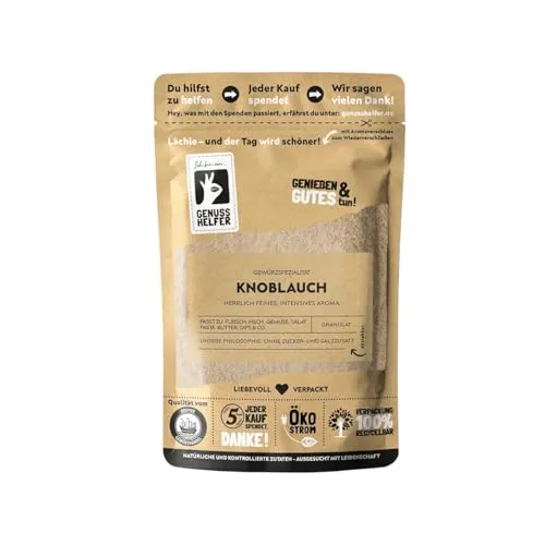 Bremer Gewürzhandel Knoblauchgranulat, Knoblauchpulver zum Kochen, Knoblauch Gewürz, 3 x 100g
