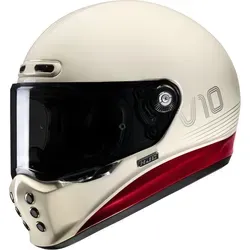 HJC V10 TAMI MC1 Integralhelm - Motorradhelm aus Verbundfaserglas, leicht und stabil (1450 g +/- 50), mit Notfallset für schnelle Wangenpolsterentfernung und sicherem Doppel-D-Verschluss, ECE 22.06 zugelassen.