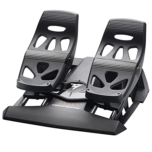 Thrustmaster TFRP Rudder Pedale - Hochwertige Rudder-Pedale für realistische Flugsimulationen, ideal für Flugenthusiasten und Gamer.